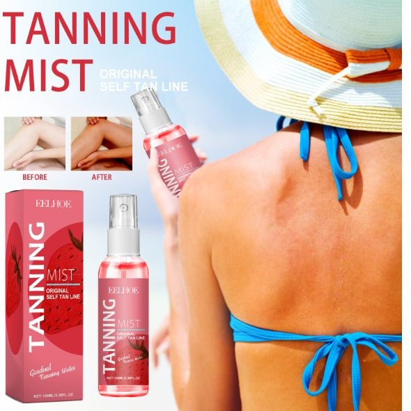 EELHOE Strawberry Tanning Mist Stay On Sun, Long-lasting, 