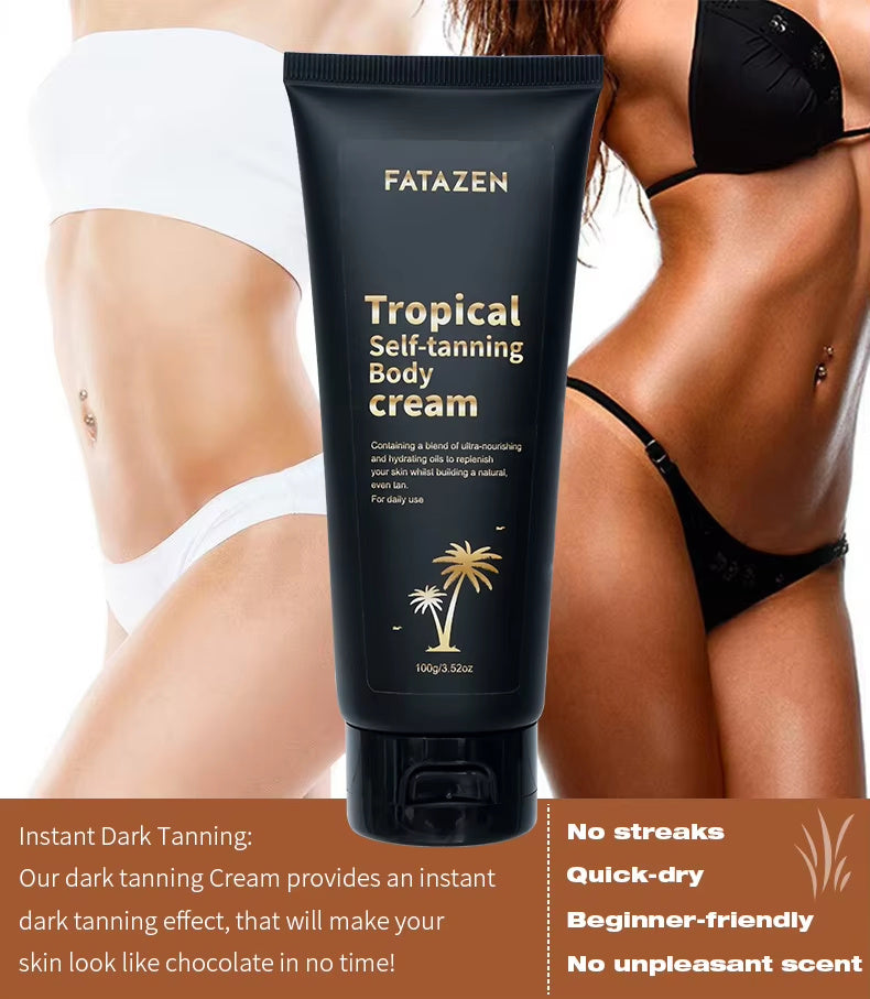 3Hrs Instant Dark Tanning Lotion Butter Body Care 
