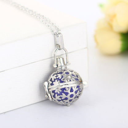 DIY hollow fragrance Necklace 