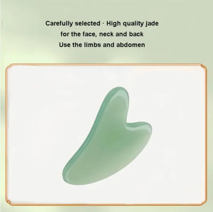 Gua Sha Board 2PCS Massage Stone For Facial Body Skincare 
