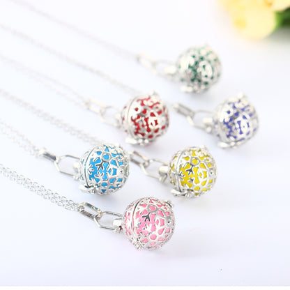 DIY hollow fragrance Necklace 