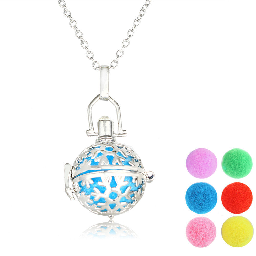 DIY hollow fragrance Necklace 