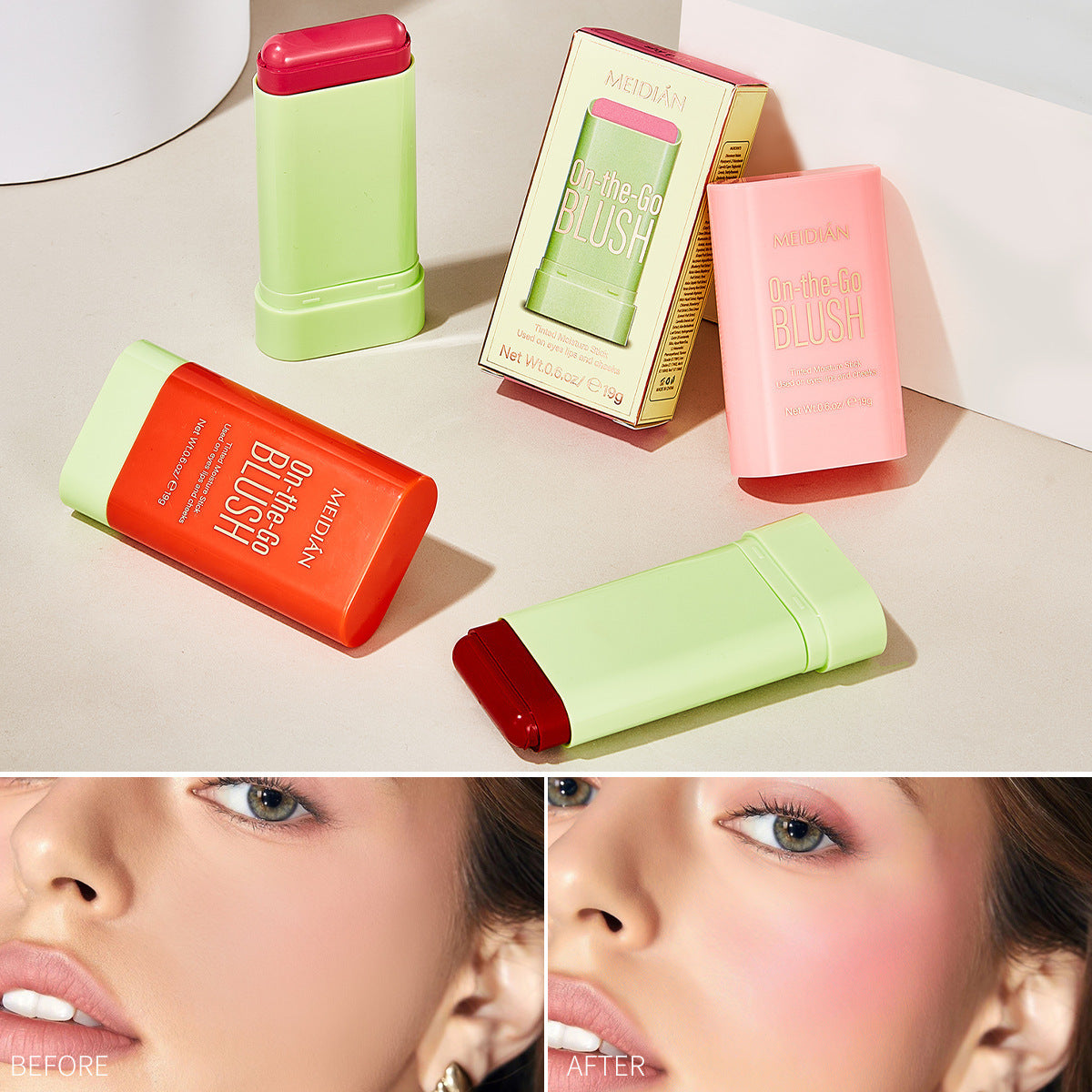 natural nude rouge blusher