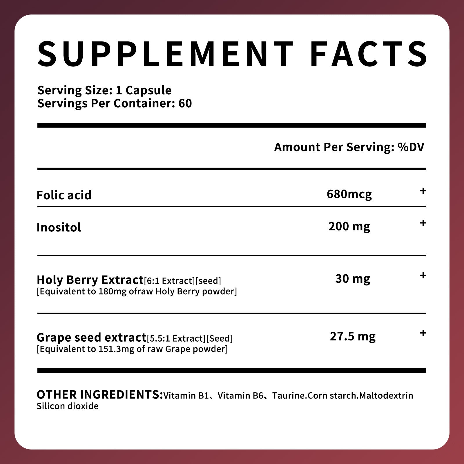 Women’s Skincare Vitamin Capsules deliver essential vitamins to nourish and revitalize the skin.