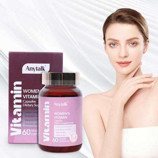 Women’s Skincare Vitamin Capsules deliver essential vitamins to nourish and revitalize the skin.