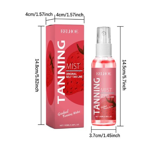 EELHOE Strawberry Tanning Mist Stay On Sun, Long-lasting, 
